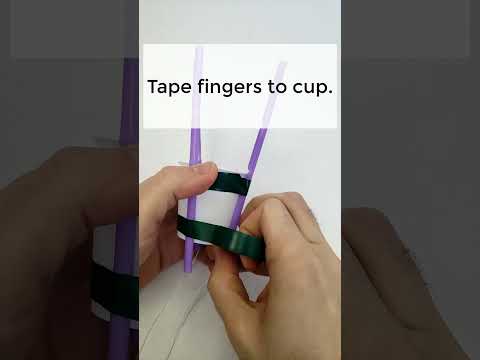 Make A Robotic Hand With Straws Science Project