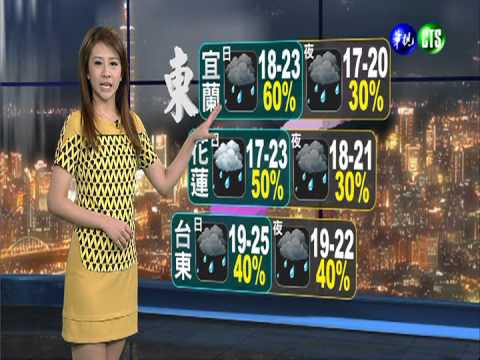 2013.12.07華視晚間氣象 連珮貝主播