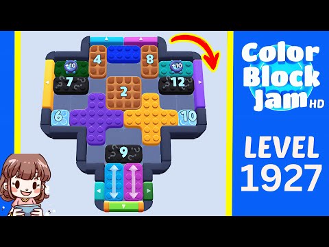 Color Block Jam Level 1017 (1927) Solution Walkthrough