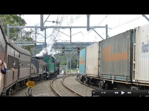Australian Trains: Steam on Sydney's Northern line