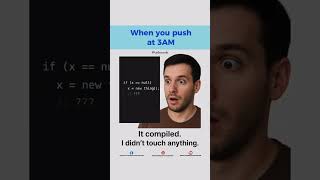 It compiled… I didn’t even touch anything! #memes #computerscience #python #computerprogrammer