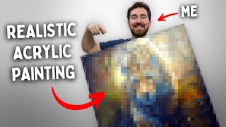 Here's What a Month of Acrylic Painting Looks Like!