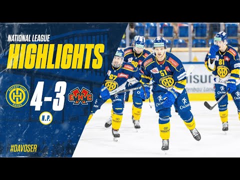 Highlights HC Davos vs. EHC Biel 4:3 n.P.