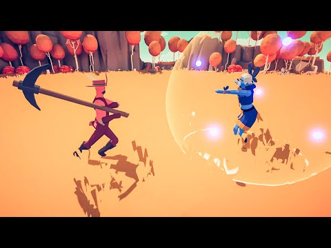 Wild West Team vs Good Team - Totally Accurate Battle Simulator TABS