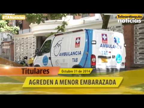 Titulares de Teleantioquia Noticias - viernes 31 de octubre de 2014 - a.m.