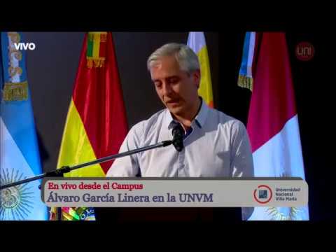 Álvaro García Linera en la UNVM