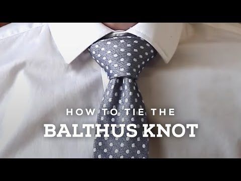 How to Tie A Perfect Balthus Necktie Knot