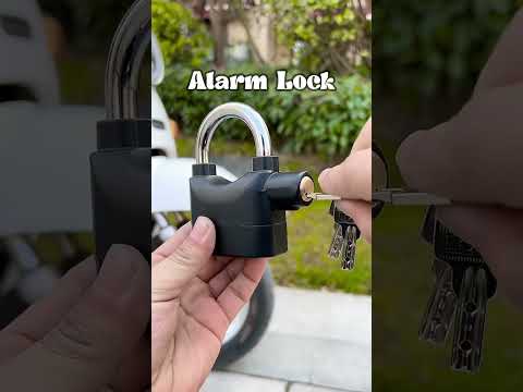 🔥 Ultimate Security! Alarm Lock with 110dB Siren & Motion Sensor 🚨 | Anti-Theft Smart Lock 🔒