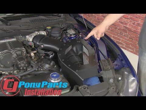 2015-2017 Mustang GT PMAS Cold Air Kit w/Roush-Style Positive Displacement Supercharger Installation