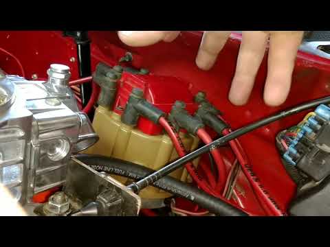 Timing my SBC 350 with no timing marks!!!.. My distributor was loose!!!