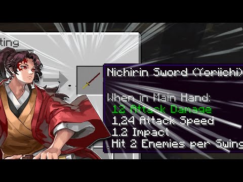 Kyosify - How To Obtain Yoriichi's Sword In Minecraft Demon Slayer Mod