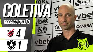 COLETIVA RODRIGO BELLÃO | Athletico-PR x Botafogo - Brasileirão 2026