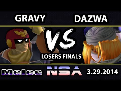 Northeastern Smash Attack 2 - Gravy (Captain Falcon) Vs. Dazwa (Sheik) - Losers Finals
