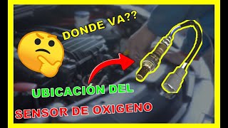 Dónde Va El SENSOR De OXIGENO 👉🏻( Ubicación Del SENSOR De OXIGENO ) En Los Carros