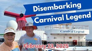 Sailing into Tampa Bay, Port of Tampa Sunrise, Carnival Legend 2025