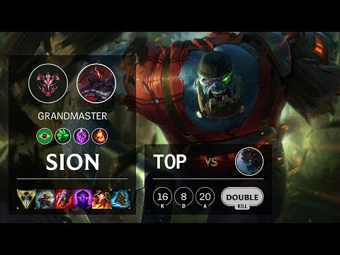 Sion Top vs Maokai - BR Grandmaster Patch 10.11