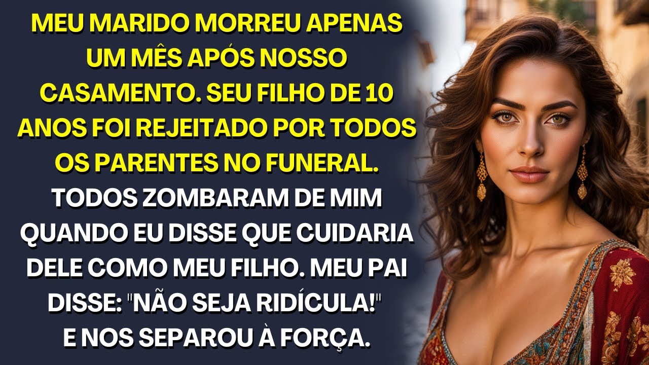 Marido morreu um mês após o novo casamento. No funeral, seu filho de 10 anos foi rejeitado por todos