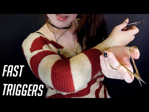 ASMR All of Fast Triggers for Tingles - YouTube