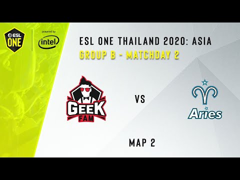 GeekFam vs Aster.Aries | ESL One Thailand 2020: Asia | Game 2