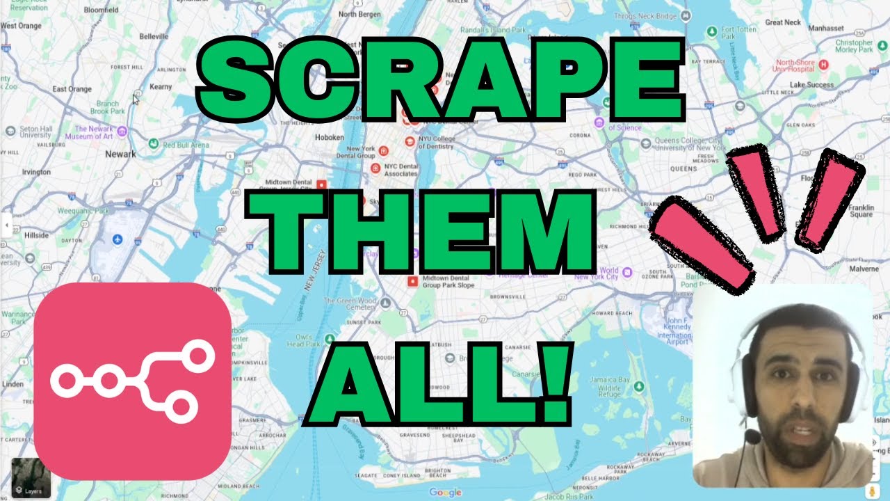 How to Scrape UNLIMITED Google Business Emails for FREE using N8N!