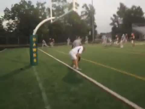 Brother rice running back shon Powell takes it to the house vs wl western in scrimmage