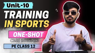 Training in Sports Oneshot Unit 10 Physical Education Class 12 CBSE 2022-23 Sharma gayi series 🔥