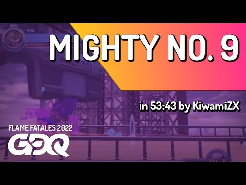 Mighty No. 9 by KiwamiZX in 53:43 - Flame Fatales 2022