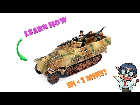 Quick Painting Guide: Late War German Dunkelgelb Camouflage Flames of War (German, WWII)