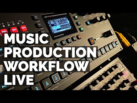 Creative Process: Techno Track Sketch From Scratch in 30min DAWless | Live Music Production Workflow