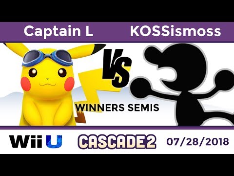 Cascade 2 Singles: Winners Semis - Captain L (Pikachu) vs KOSSismoss (Mr. Game & Watch)