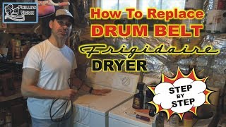How to Replace Frigidaire Dryer Drum Belt
