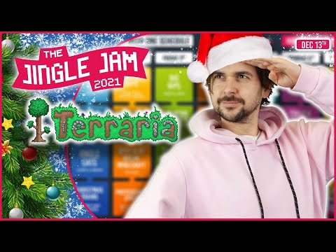 TERRARIA! JINGLE JAM 2021 - DAY 13 - Games w/ Lewis & MORE!