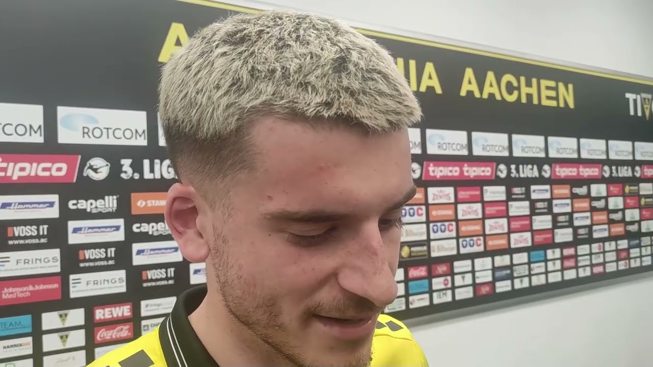  Niklas Castelle – im Heimspiel gegen VfB Stuttgart II erfolgreich – Erleichterung und gutes Gefühl 