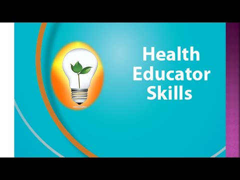 الفصل الأول مهارات المثقف الصحي heath educator skills chapter 1
