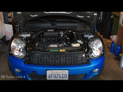Turbo Oil Line and Cooler Gasket Replacement Install - Mini Cooper S R56 Video 8