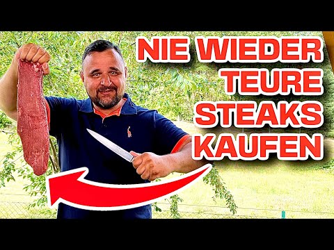 BUTCHERS HATE THIS TRICK! TENDER STEAKS FROM TAUGH BROWNED MEAT! --- Klaus grills