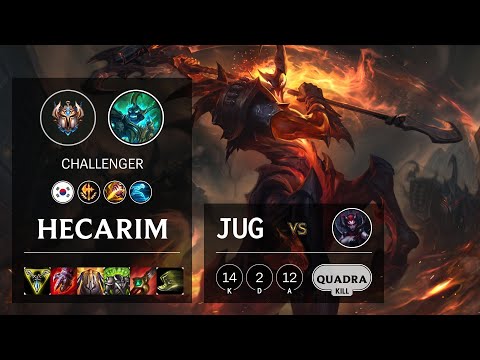 Hecarim Jungle vs Elise - KR Challenger Patch 10.13