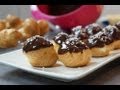 Recette facile de fêtes : profiteroles, crème pâtissière vanille et sauce chocolat !