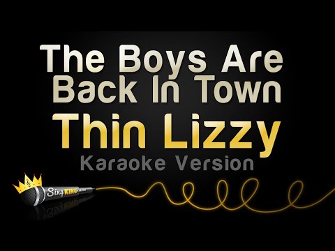 Thin Lizzy  - The Boys Are Back In Town (Karaoke Version)