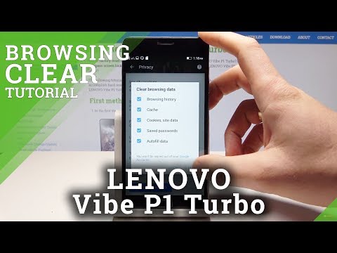 How to Delete Cookies and History in LENOVO Vibe P1 Turbo – Restore Browser Data