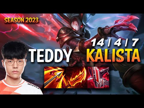 Teddy KALISTA vs EZREAL ADC - KR Ranked