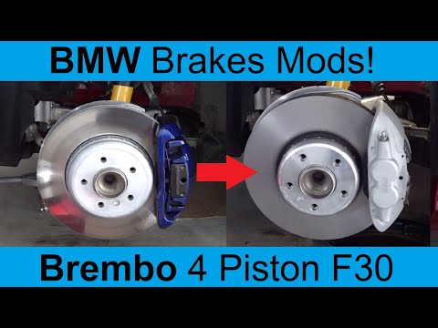 BMW Front Brakes Upgrade E90 335i vs F30 335i Weight difference #bmw #brakes #upgrade