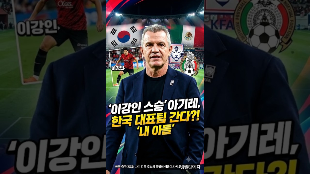 "축구 대표팀 감독 아기레가?"
