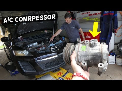 AC COMPRESSOR REPLACEMENT 2.3 MAZDA CX-7 MAZDASPEED 3 MAZDASPEED 6