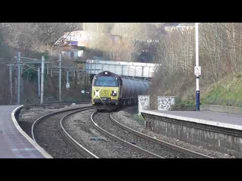 Freight Trains at Heworth - Class 60 & class 70 Locos - 22nd January 2019