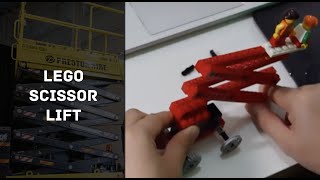 Building a Scissor Lift with LEGO Simple Machines (Highlights)