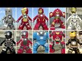 Evolution Of Iron Man tony Stark In Lego Marvel Videoga