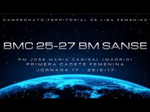 Jornada 17  - 1CF BMC 25-27 BM SANSE (25/2/17)