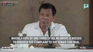 First impeachment complaint filed vs Duterte