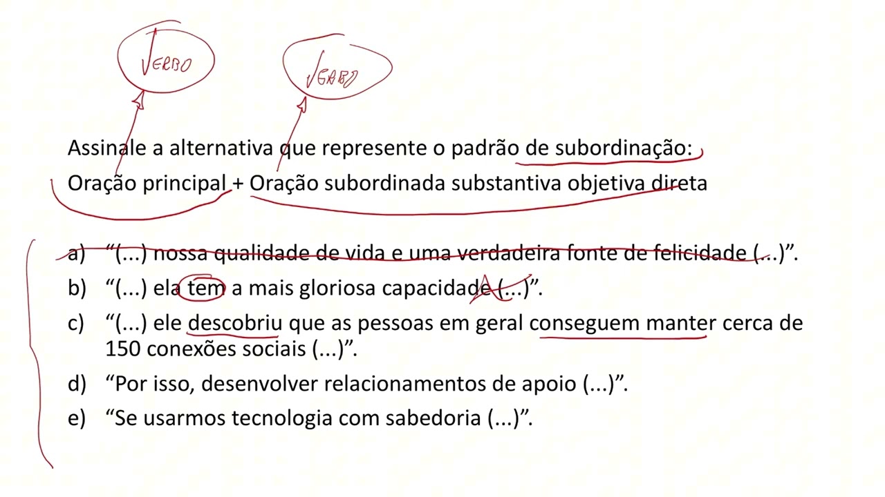Questões de Português para Concurso - SINTAXE 03